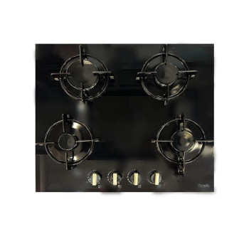 ჩასაშენებელი გაზქურის ზედაპირი 4 გაზი GRAETZ 5357.85 BLACK