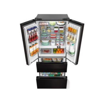 Side by Side - შავი საყინულე ქვედა უჯრებით, 531 ლ, MDRF692MIE28