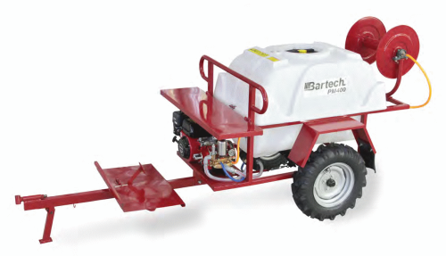 მაღალი წნევის შემასხურებელი აპარატი მისაბმელით